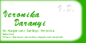veronika daranyi business card